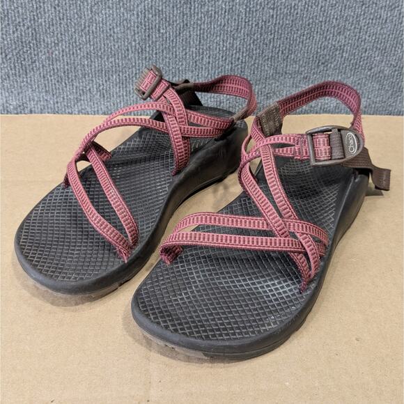 Chaco Sandals Womens 8 Vibram Soles Double Strappy Adjustable Made in USA - Picture 1 of 12